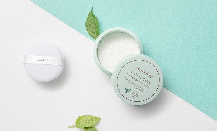 Phấn phủ kiềm dầu Innisfree – no sebum mineral powder