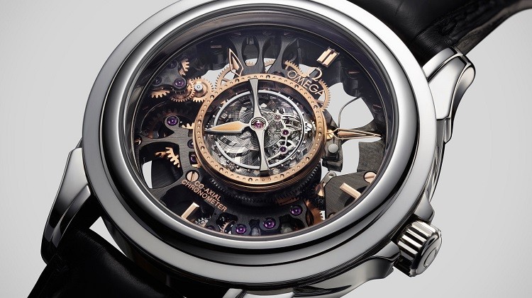 Omega Skeletonized Tourbillon Co-Axial Platinum Limited Edition