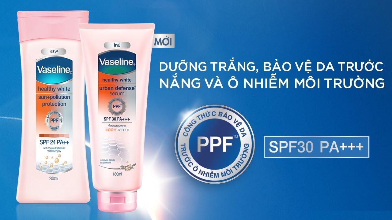 Sữa dưỡng thể Vaseline chống nắng
