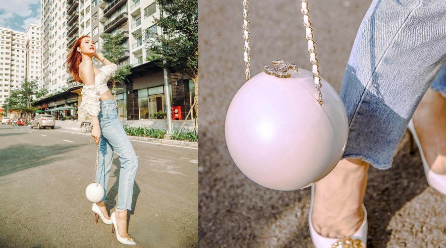 Minh Hằng cũng thể hiện mức độ chịu chơi khi mạnh tay mua những chiếc túi siêu nhỏ giá “trên trời”