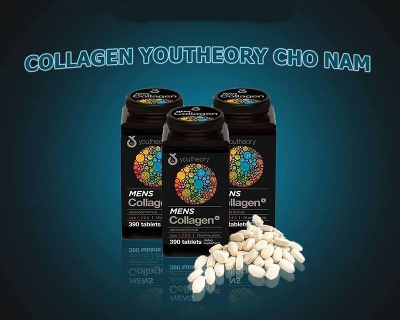 review viên uống Collagen Youtheory Type 1 2 & 3 Mỗi ngày bạn nên chia làm 2 lần uống sáng và tối, mỗi lần uống 3 viên