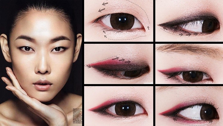 cách trang điểm mắt một mí thành hai mí, trang điểm mắt 1 mí thành 2 mí