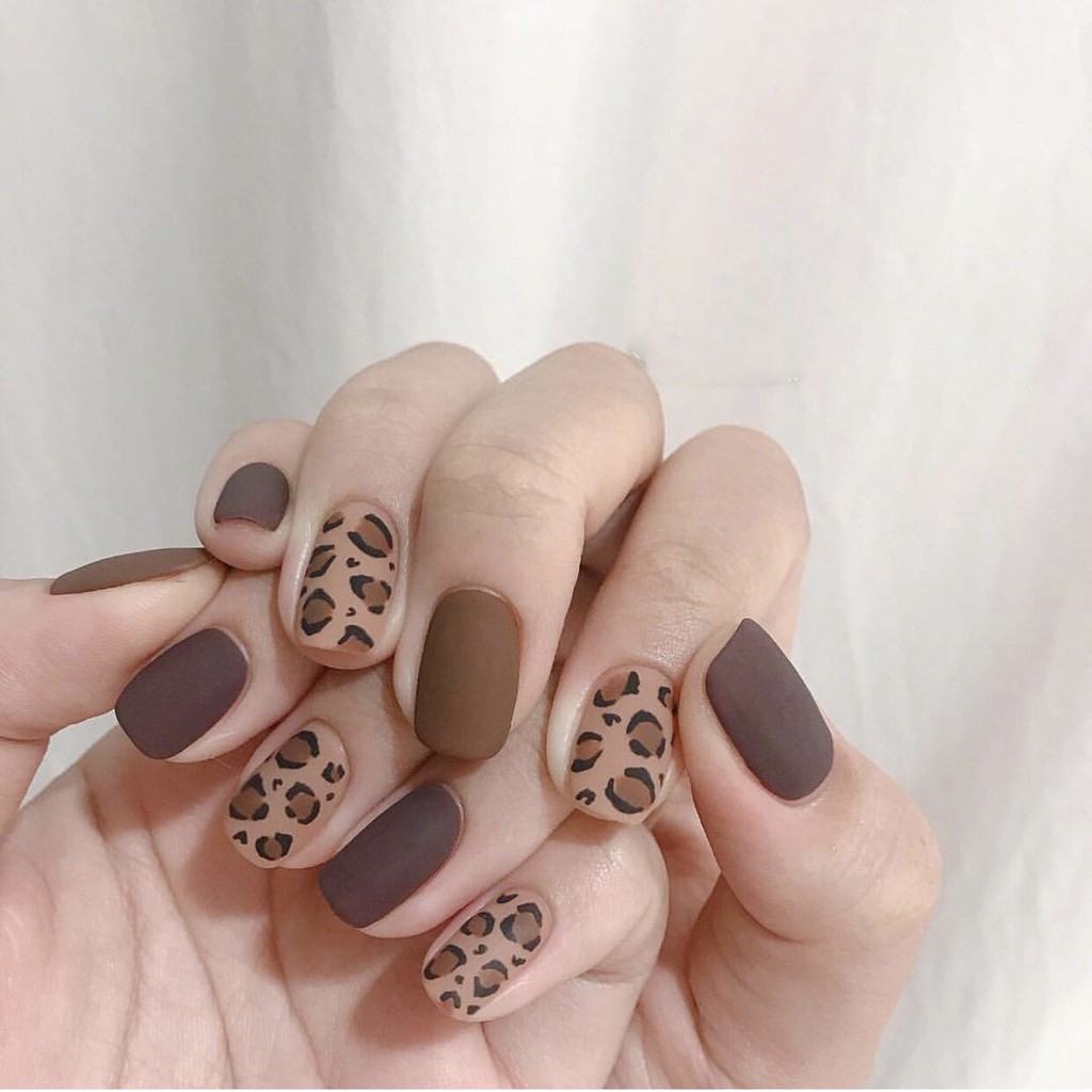 Mẫu nail họa tiết da động vật