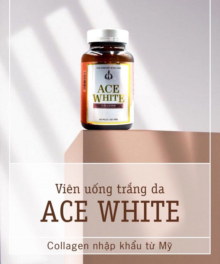 Viên uống trắng da ACE White review Viên uống trắng da ACE White review
