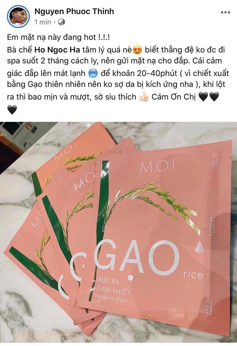 Review thông tin về mặt nạ gạo tinh khiết MOI Hồ Ngọc Hà mặt nạ gạo hồ ngọc hà review, mặt nạ gạo hồ ngọc hà có tốt không, review mặt nạ gạo moi, mặt nạ gạo moi review, mặt nạ moi hồ ngọc hà, mặt nạ gạo hồ ngọc hà, review mặt nạ gạo hồ ngọc hà