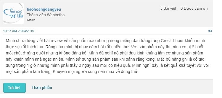 Review miếng dán trắng răng Crest chi tiết miếng dán trắng răng Crest, review miếng dán trắng răng Crest 1 hour express, miếng dán trắng răng Crest 3d white professional effects, review miếng dán trắng răng Crest, cách sử dụng miếng dán trắng răng Crest, các loại miếng dán trắng răng Crest, cách dùng miếng dán trắng răng Crest, miếng dán trắng răng Crest review, miếng dán trắng răng Crest supreme, miếng dán trắng răng Crest 3d white glamorous white, hướng dẫn sử dụng miếng dán trắng răng Crest, cách dùng miếng dán trắng răng Crest 3d white, miếng dán trắng răng Crest loại nào tốt, miếng dán trắng răng Crest 3d whitestrips, miếng dán trắng răng Crest 14 ngày