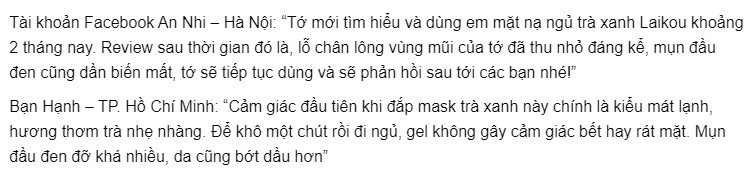 Mặt nạ ngủ Matcha Laikou có tốt không mặt nạ ngủ Matcha Laikou có tốt không, mặt nạ ngủ Matcha Laikou gói review, mặt nạ ngủ Matcha Laikou có tác dụng gì, mặt nạ ngủ Matcha Laikou cách dùng, mặt nạ ngủ Matcha Laikou gói có tốt không, mặt nạ ngủ Matcha Laikou cách sử dụng, mặt nạ ngủ Matcha Laikou giá bao nhiêu, cách sử dụng mặt nạ ngủ Matcha Laikou, công dụng mặt nạ ngủ Matcha Laikou