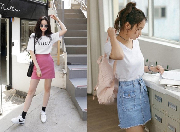 Cách phối đồ với áo phông trắng cách phối đồ với áo phông trắng, cách phối đồ với áo thun trắng, cách phối đồ với áo thun trắng nữ