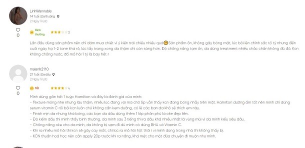 Review kem chống nắng Hamilton thành phần, công dụng có tốt không? Review kem chống nắng Hamilton thành phần, công dụng có tốt không?