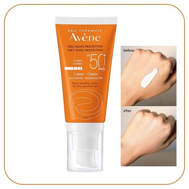 review kem chống nắng Avene