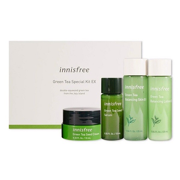 cách sử dụng bộ mỹ phẩm innisfree, hướng dẫn sử dụng bộ mỹ phẩm innisfree, quy trình sử dụng bộ mỹ phẩm innisfree