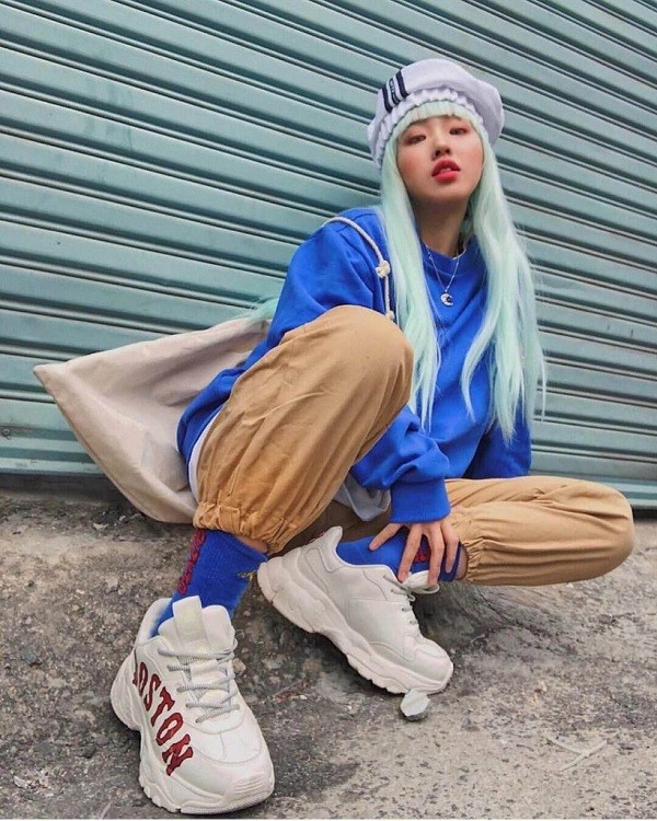 giày mlb phối đồ, phối đồ với giày mlb, phối đồ giày mlb, cách phối đồ với giày mlb