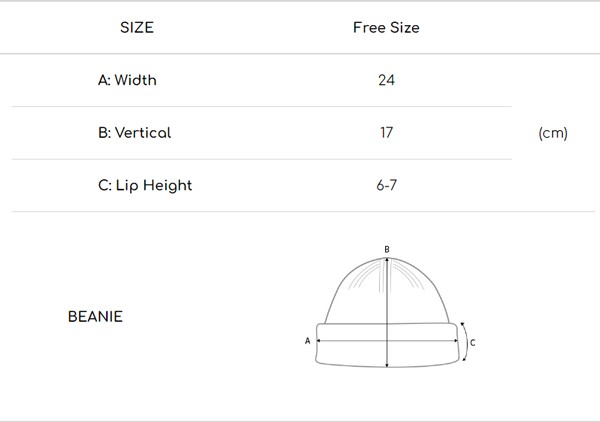 Bảng size mũ len MLB chuẩn UK, US