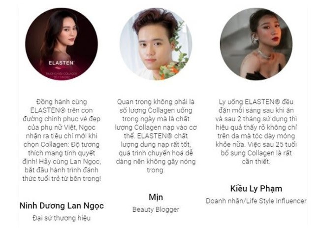 Review Collagen Elasten của Đức có tốt không từ người nổi tiếng