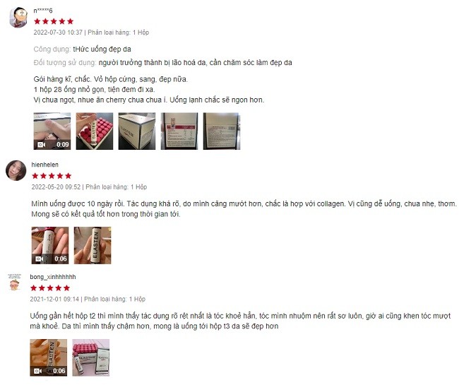 Review Collagen Elasten của Đức có tốt không từ người sử dụng