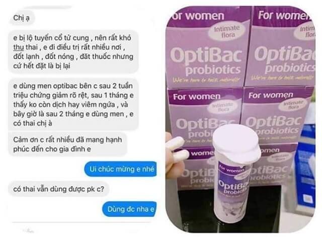 review Optibac tím từ người sử dụng