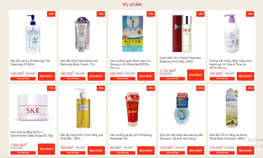 chiaki sale to 11.11 tết độc thân cho các dòng mỹ phẩm