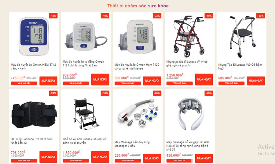 chiaki sale to 11.11 tết độc thân cho các dòng thiết bị chăm sóc sức khỏe