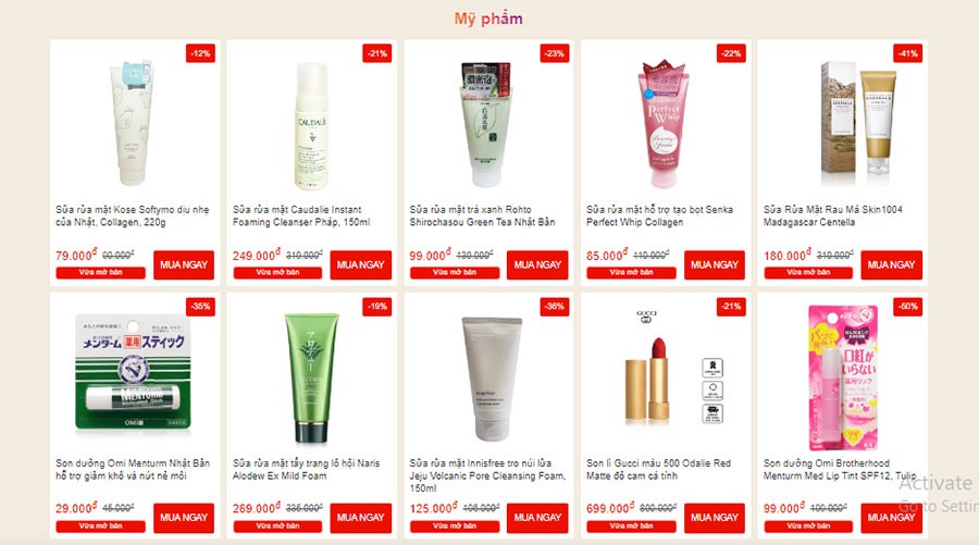 Chiaki sale mỹ phẩm